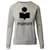 Isabel Marant Etoile Milly Logo Crewneck Sweater in Grey Cotton Polyester  ref.871173