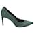 Escarpins Saint Laurent Pointus Stiletto en Daim Vert Suede  ref.871216