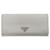 Prada Saffiano long wallet in white leather  ref.871287