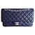 Timeless Chanel Classique caviar navy blue bag Leather  ref.871655