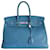Hermès HERMES BIRKIN Tasche 35 schnell blau Leder  ref.871660