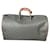 Louis Vuitton Keepall de titanio 50 Plata Poliéster  ref.871849