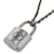 Louis Vuitton Collana con pendente Lockit Argento Argento Metallo