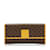 Céline Macadam Long Wallet Brown Cloth  ref.872071