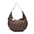 Fendi Zucca Canvas Chain Hobo Bag 8BR341 Brown Cloth  ref.872080
