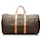Louis Vuitton Brown Monogram Keepall Bandouliere 55 Marrone Tela  ref.872435