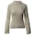 Joseph Cardigan Stitch High Neck Sweater in Cream Wool White  ref.872494