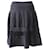 Alexander McQueen Engineered Ottoman Knit Skirt in Black Viscose Cellulose fibre  ref.872528