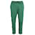 Calça Gucci Web Stripe em Algodão Verde  ref.872537