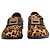 Dolce & Gabbana Mocassini Leopardati con Targhetta Logata in Lana Multicolor - vista 2