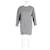 Isabel Marant Quarter-Sleeve Mini Dress in Grey Wool  ref.872541