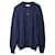 Brunello Cucinelli Polo de manga larga de algodón azul  ref.872572