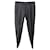 Tom Ford Regular Fit Checked Trousers in Dark Grey Wool and Silk  ref.872586