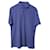 Ermenegildo Zegna Poloshirt aus blauer Baumwolle  ref.872596