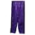 Acne Studios Pantalon de survêtement fuselé Phoenix Stripe en nylon violet  ref.872622