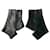 CHANEL New sublime calf leather gaiters T40 Black  ref.872667