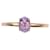 Autre Marque Yellow gold amethyst solitaire ring 750%O Purple Gold hardware  ref.872913