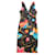 Blumenkleid von Dolce & Gabbana Schwarz Polyester  ref.872931