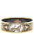 Hermès Brazalete ancho de esmalte Dorado  ref.873082