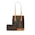 Louis Vuitton Monogram Petit Bucket M42238 Brown Cloth  ref.873094