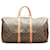 Louis Vuitton Keepall 50 Braun Leinwand  ref.873218