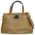 Beigefarbene GG-Einkaufstasche von Gucci aus Leder  ref.873289
