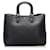 Fendi FF Leather Handle Bag 8BH368 Black Pony-style calfskin  ref.873325