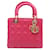 Dior Lady Dior Pink Leder  ref.873389