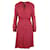 Tory Burch Judi bedrucktes Kleid mit Taillenschnürung Mehrfarben  ref.873478