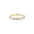 Autre Marque Halber Ehering, besetzt mit Diamanten aus Gelbgold 750%O Gold hardware Gelbes Gold  ref.873492