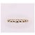 Autre Marque Halber Ehering, besetzt mit Diamanten aus Gelbgold 750%O Gold hardware - Ansicht 3