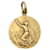 Autre Marque Médaille religieuse Art-Nouveau Saint Elie vs Avion, Becker or 750%o Or jaune Bijouterie dorée  ref.873708