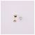 Autre Marque Orecchini a bottone in oro giallo 750%o acquamarina Blu chiaro Gold hardware - vista 4