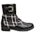 Diesel ankle boots 38 Black Leather Tweed  ref.873721
