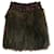 CHANEL Fall 2010 Tweed & Faux Fur Skirt Brown  ref.873827