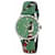 YA1264081 Reloj Gucci unisex serpiente mixto hombre mujer Verde Cuero  ref.873860
