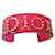 DIOR bracelet with rhinestones - Vintage and like new Red Plastic Acetate Acrylic  ref.873909