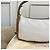Rara pochette vintage LOEWE in tela e pelle marrone chiaro Bianco Beige - vista 19