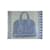 Sciarpa con stampa Alma blu e bianca Louis Vuitton Bianco  ref.874157