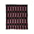 Alexander McQueen Écharpe en soie noire à imprimé araignée rouge Multicolore  ref.874173