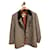 Hermès HERMES  Jackets T.International L Wool Brown  ref.874404