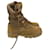 Céline CELINE  Ankle boots T.EU 37.5 Suede Beige  ref.874415