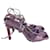 ATTICO  Sandals T.EU 37 Leather Purple  ref.874418