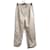 Hermès HERMES  Trousers T.International L Linen Beige  ref.874436