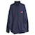Balenciaga Logo Stand Collar Jacket in Navy Blue Polyamide  ref.874496
