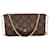 Louis Vuitton felicie pochette monogram shoulder clutch bag Brown Cloth  ref.874517