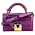 Autre Marque Exclusive Stalvey top handle alligator bag crossbody luxury bag Purple Leather  ref.874573