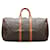 Louis Vuitton Keepall 55 Marrom Lona  ref.874771