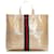 Borsa Shopper Gucci Marrone Gucci x COMME des GARCONS Beige Plastica  ref.875103