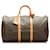 Louis Vuitton Brown Monogram Keepall 50 Marrone Tela  ref.875105